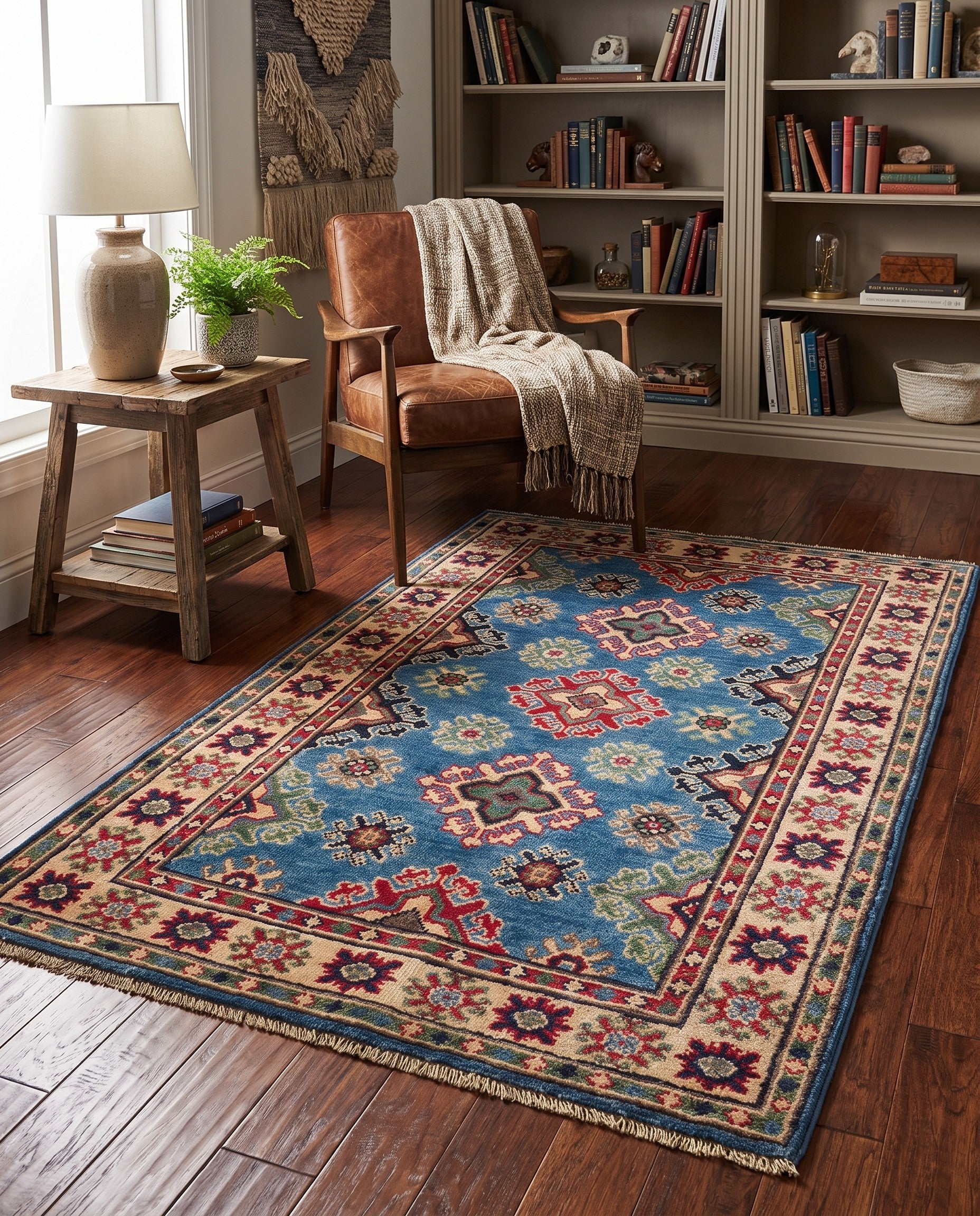 Detail image 3 of 10: 2' 7 x 4' 2 Hand Knotted Kazak Rug