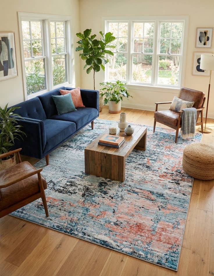 Detail image of 9' x 12' 2 Leipzig Rug