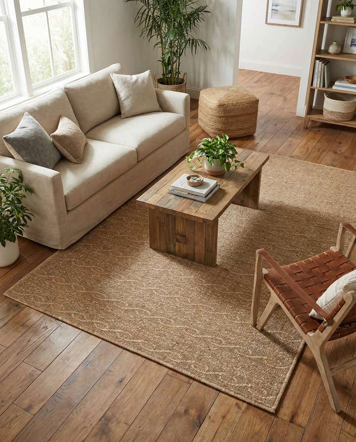 6' x 9' Easy-Clean Modern Indoor / Outdoor Rug