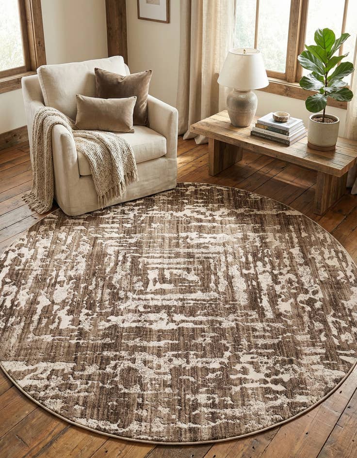 Detail image of 7' 10 x 7' 10 Hermitage Round Rug