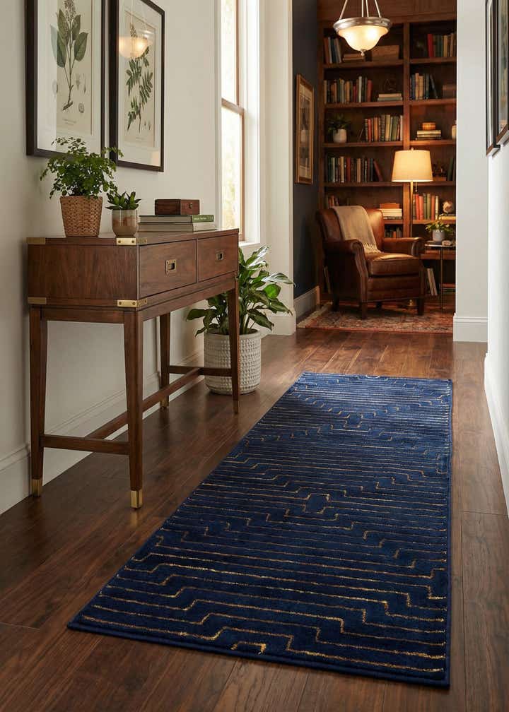 2' x 6' Vogue Geo Runner Rug