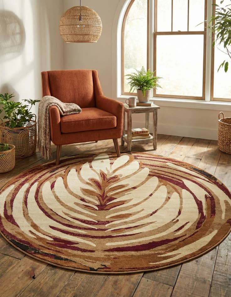 Detail image of 7' x 7' Cafe Round Rug