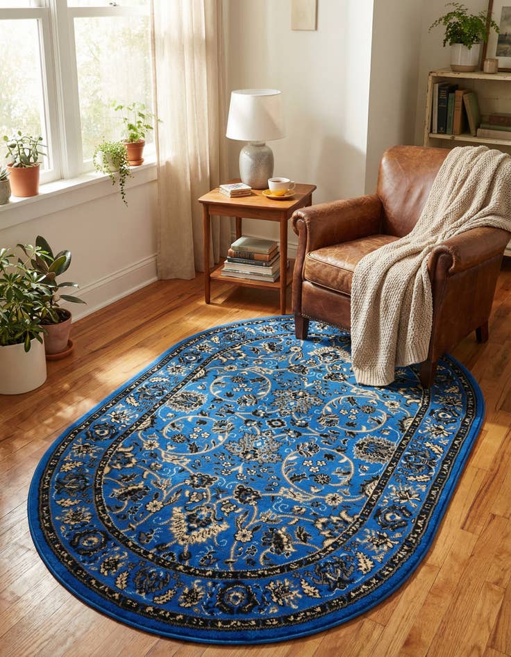 Detail image of 4' x 6' Yasmin Oval Rug