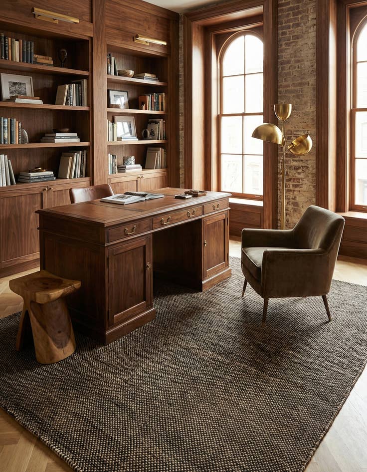 Detail image of 4' 11 x 7' 10 Juma Wool Rug