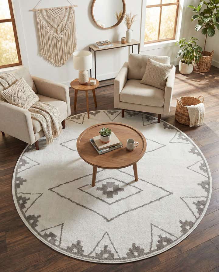 7' 10 x 7' 10 Oslo Round Rug