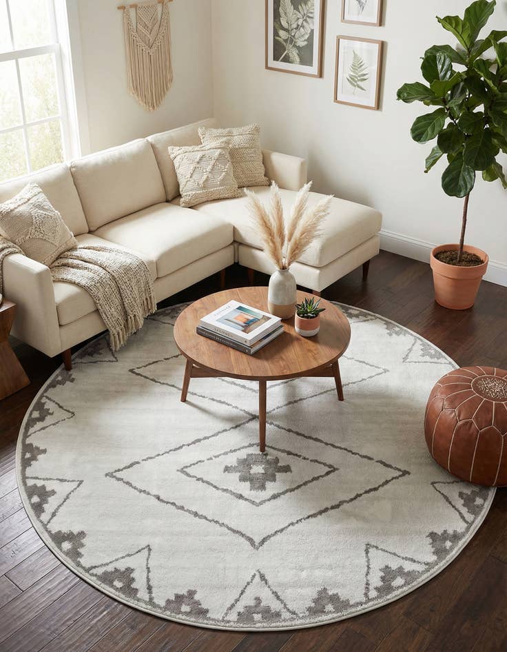 Detail image of 10' x 10' Oslo Round Rug