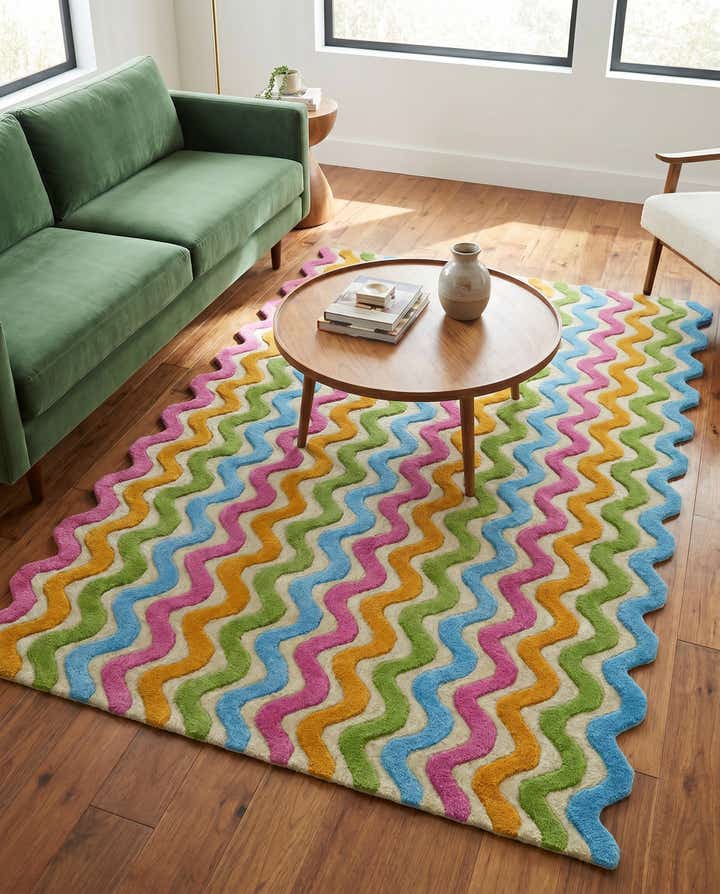 5' 1 x 8' Happy Rugs Wool