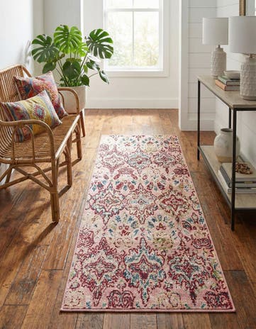 Pink Charleston Runner Rug