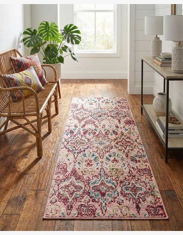 Pink Charleston Runner Rug