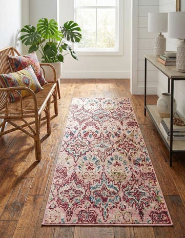 Pink Charleston Runner Rug