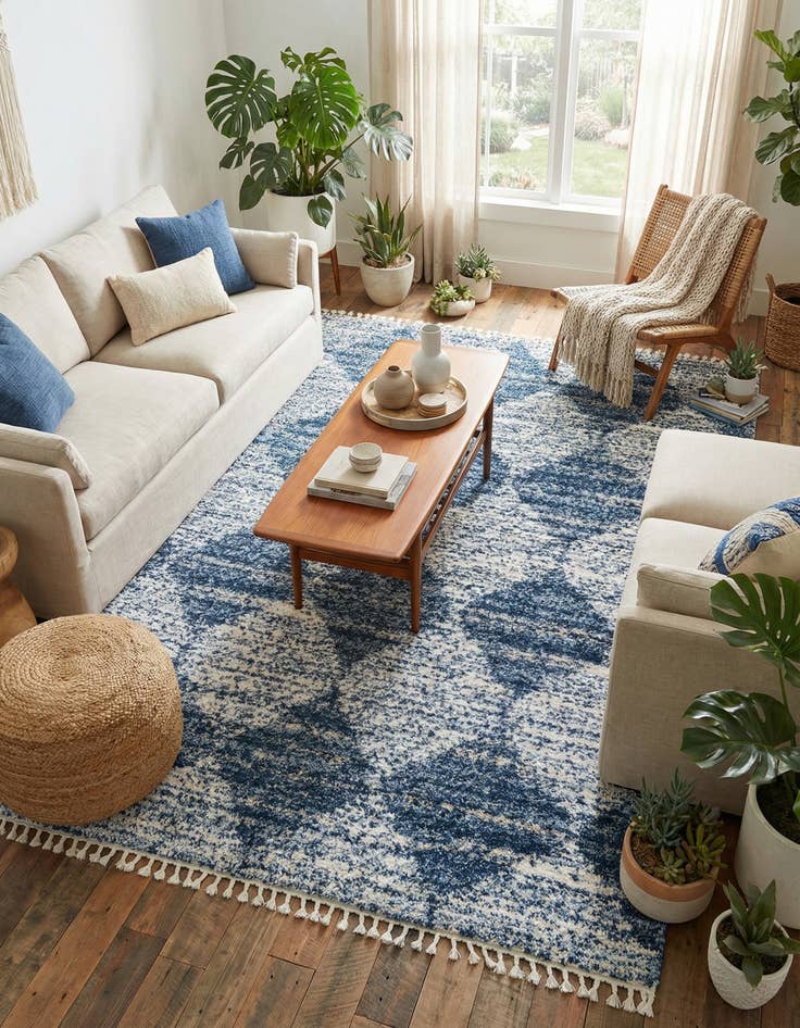 Detail image of 9' x 12' Serenity Shag Rug