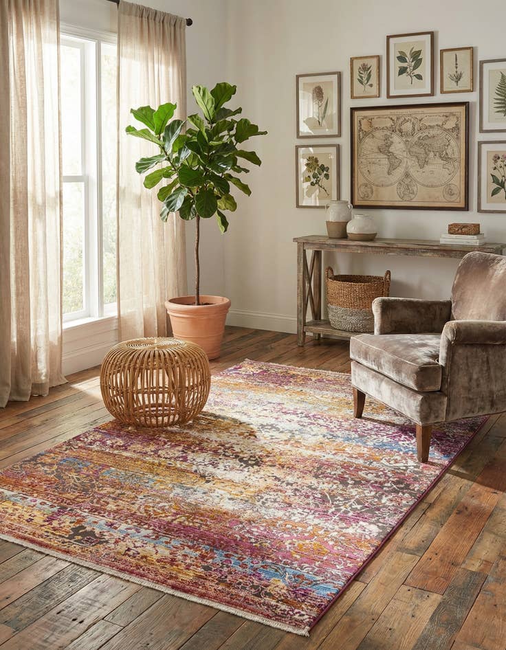 Detail image of 4' x 5' 10 Deepa Rug