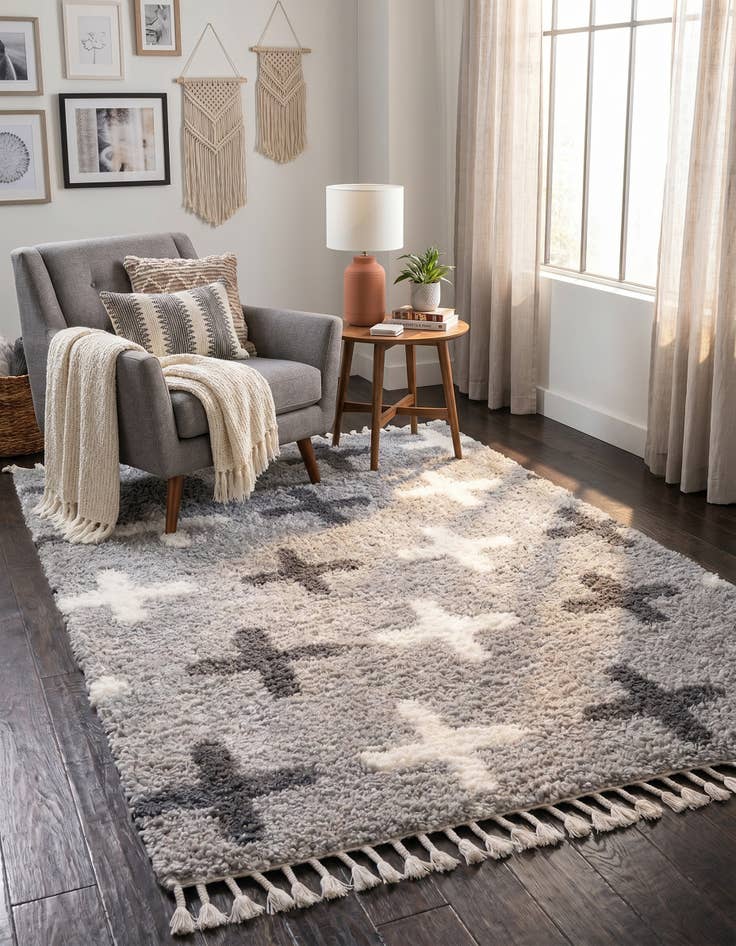 Detail image of 5' x 8' Lagom Shag Rug