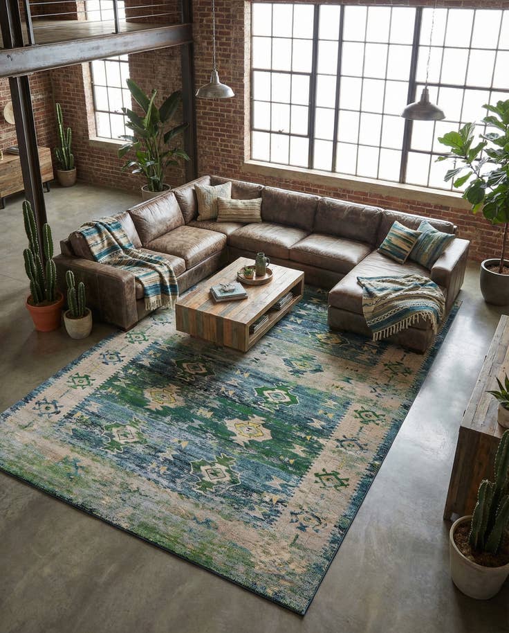 Detailansicht von 320cm x 500cm Waschbar Alta Teppich