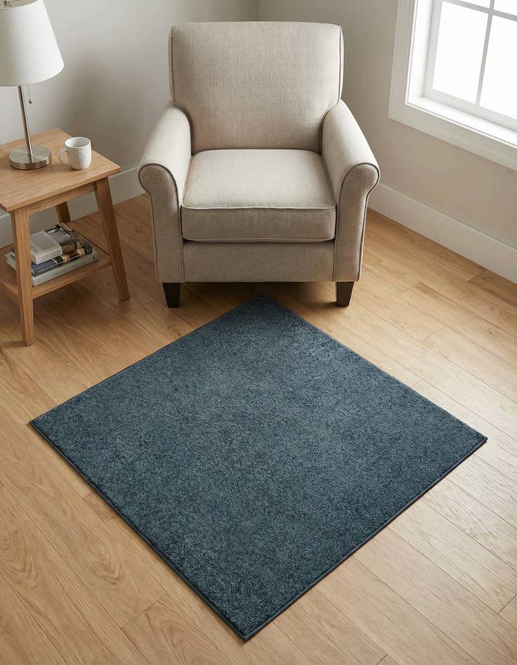 Detail image of 3' 3 x 3' 3 Everyday Solid Square Rug