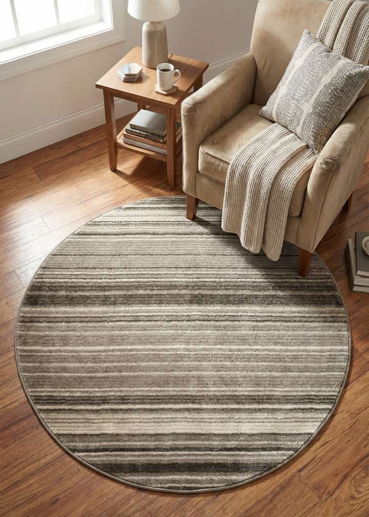 4' x 4' Gemstone Round Rug