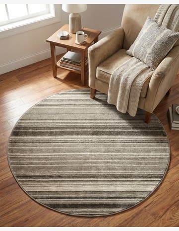 4' x 4' Gemstone Round Rug