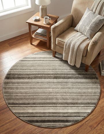 4' x 4' Gemstone Round Rug