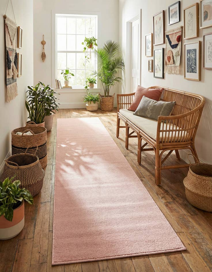 Detail image of  2' x 8' Everyday Solid Runner Rug