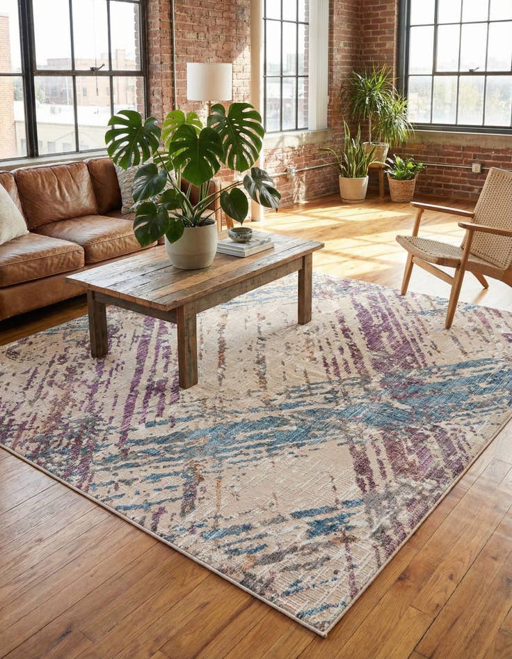 Detail image of 7' 10 x 7' 10 Deepa Square Rug