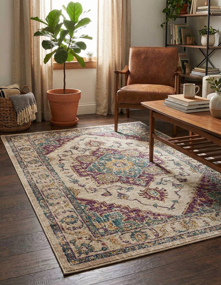 Detail image of 5' x 8' Amulet Rug