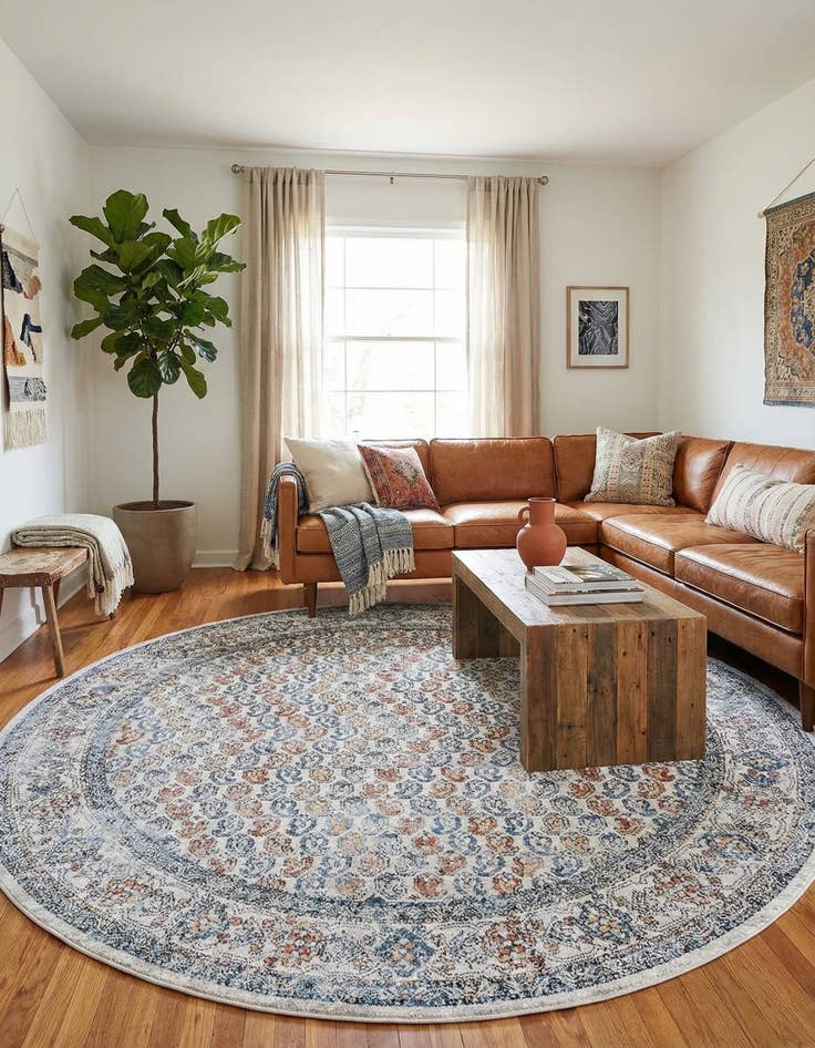 Detail image of 10' x 10' Aramis Round Rug