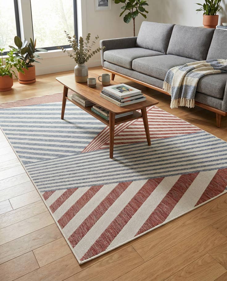Detail image of 6' x 9' Easy-Clean Jill Zarin Indoor / Outdoor Rug