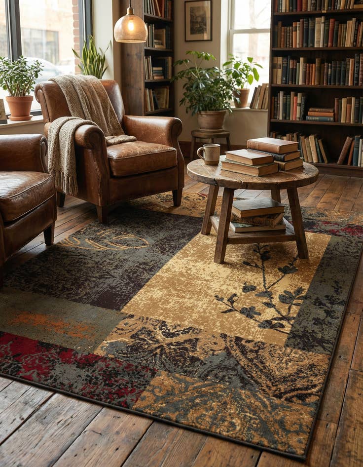 Detail image of 6' x 9' Coffee Shop Rug