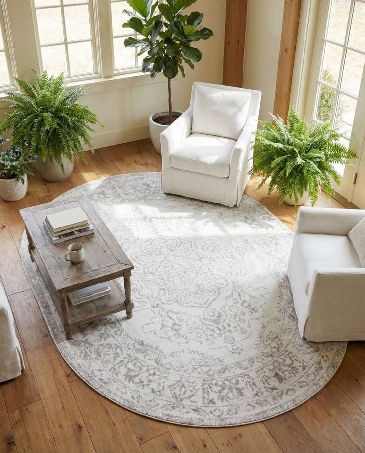 Detail image of 8' x 10' Oxford Oval Rug