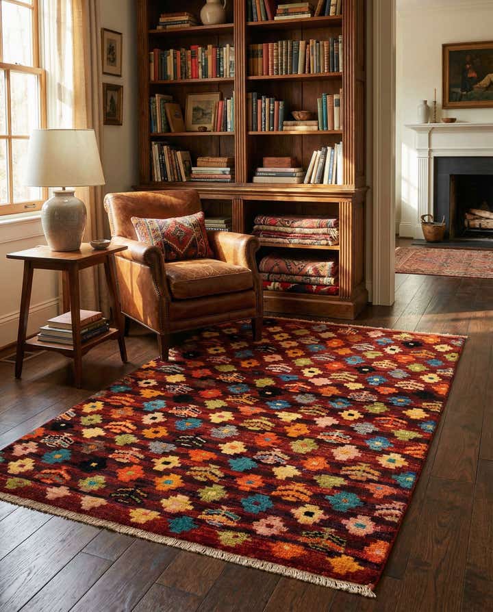 3' 4 x 5' 1 Hand Knotted Balouch Wool Rug