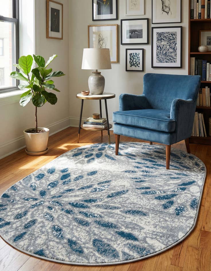 Detail image of 3' 3 x 5' 3 Charleston Oval Rug