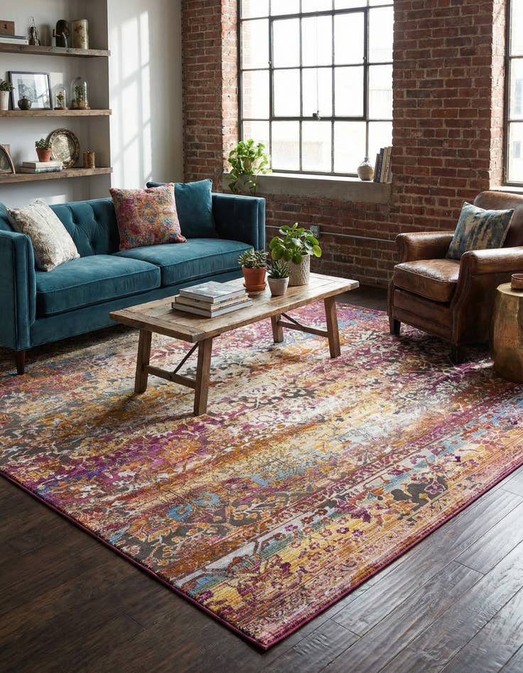 Detail image of 7' 10 x 9' 8 Deepa Rug