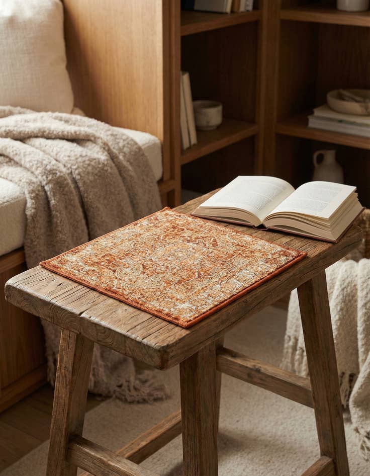 Detail image of 1' 4 x 1' 4 Isabella Sample Rug