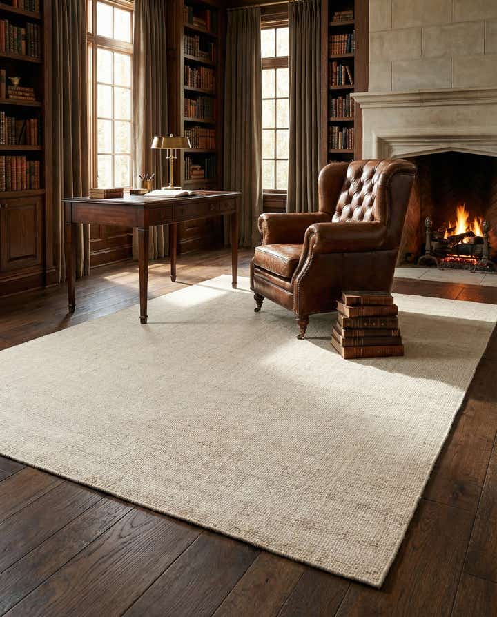 7' 10 x 11' Hand Woven Jill Zarin English Manor Farmhouse Wool Rug