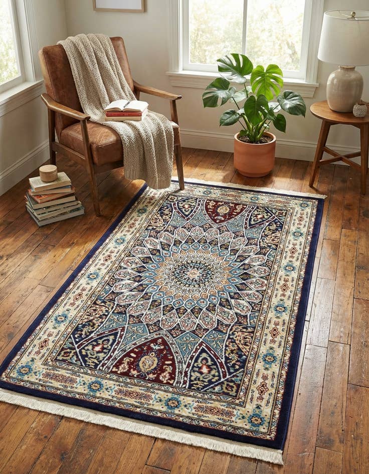 Detail image of 3' x 5' 3 Nain Design Rug