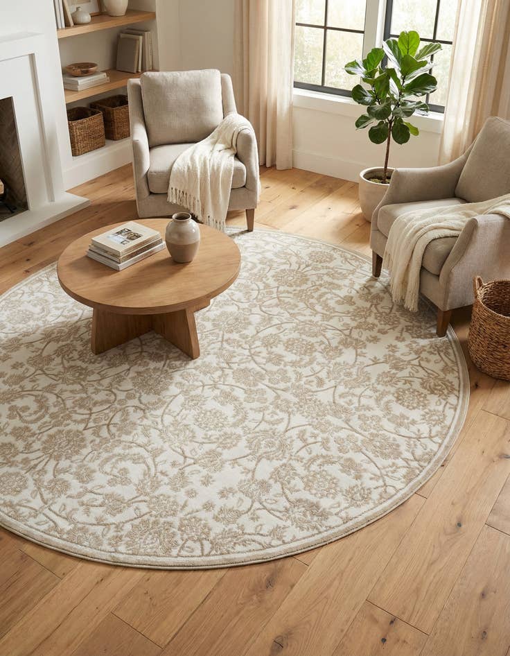 Detail image of 7' 10 x 7' 10 Himalaya Round Rug