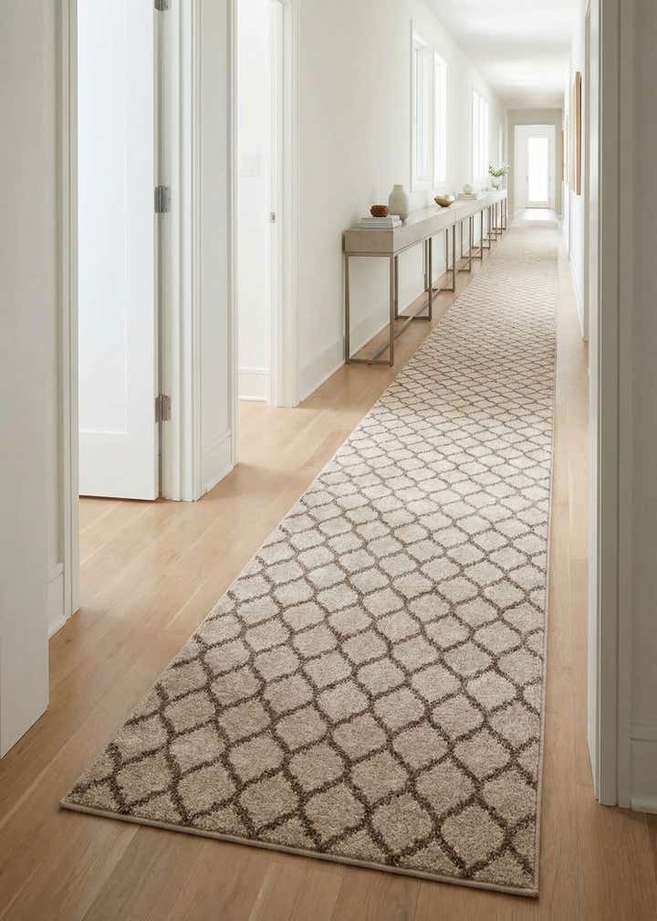 2' 7 x 19' 8 Lattice Runner Rug
