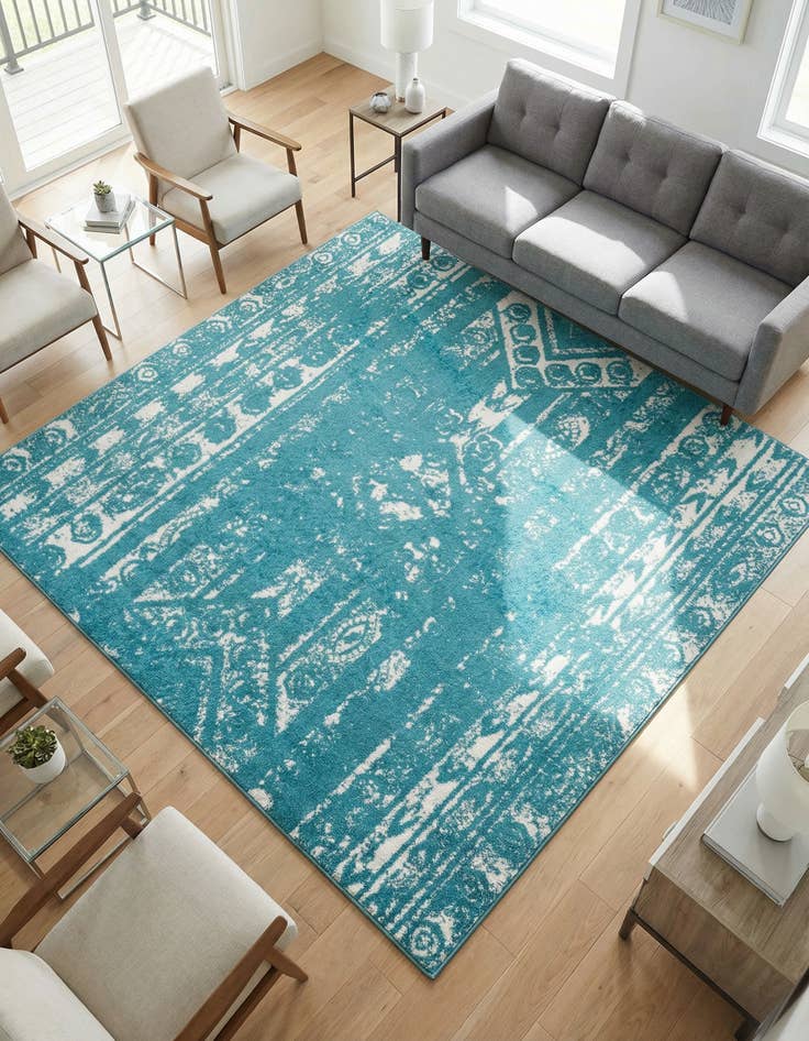 Detail image of 7' x 7' Lennon Square Rug