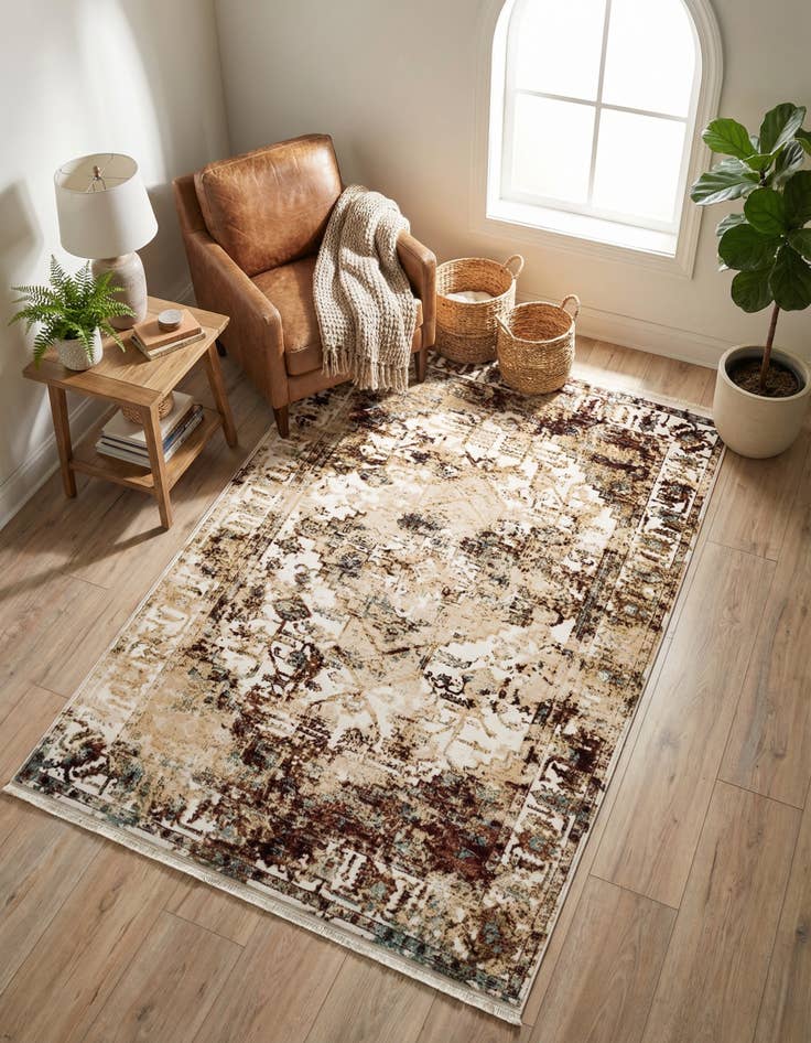 Detail image of 4' x 6' Nain Design Rug