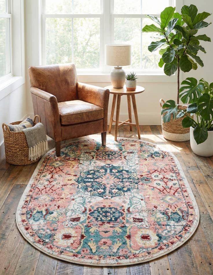 Detail image of 5' x 8' Charleston Oval Rug