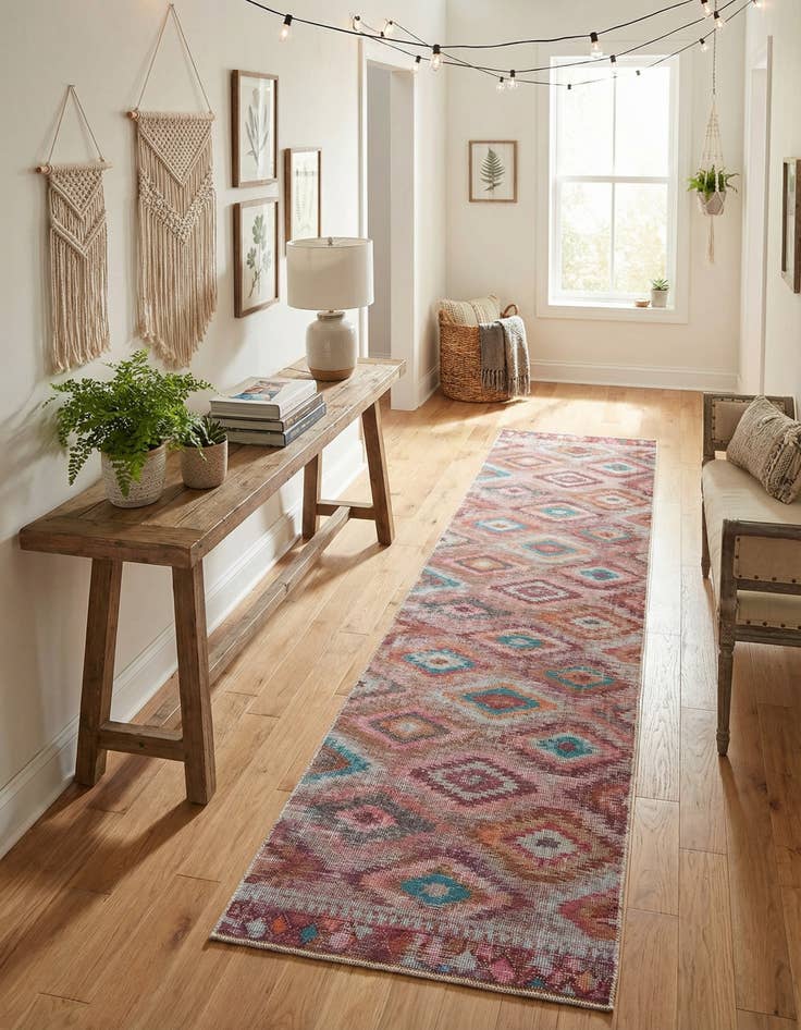 Detail image of 2' 7 x 12'  Washable Sisu Runner Rug