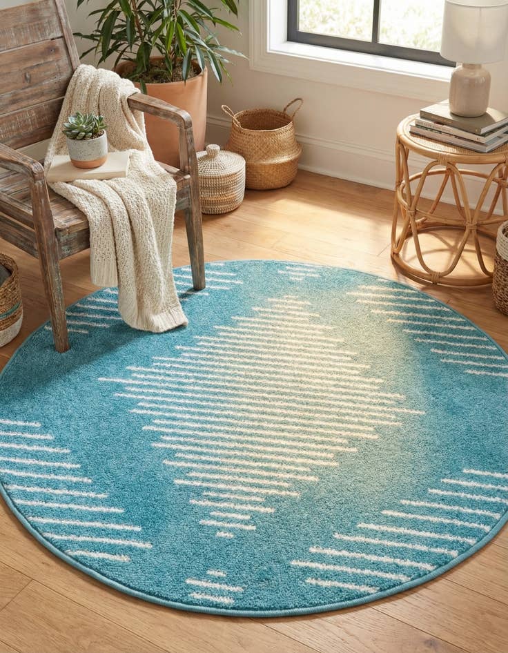 Detail image of 3' x 3' Kai Round Rug