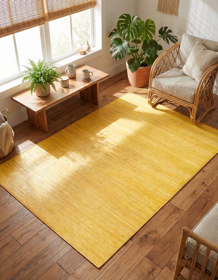 Detail image of 6' x 9' Bamboo Rug