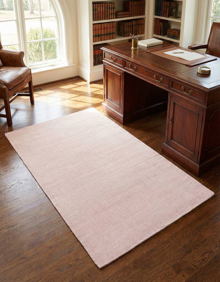 Detail image of 5' 1 x 8'  Hand Woven Jill Zarin English Manor Farmhouse Wool Rug