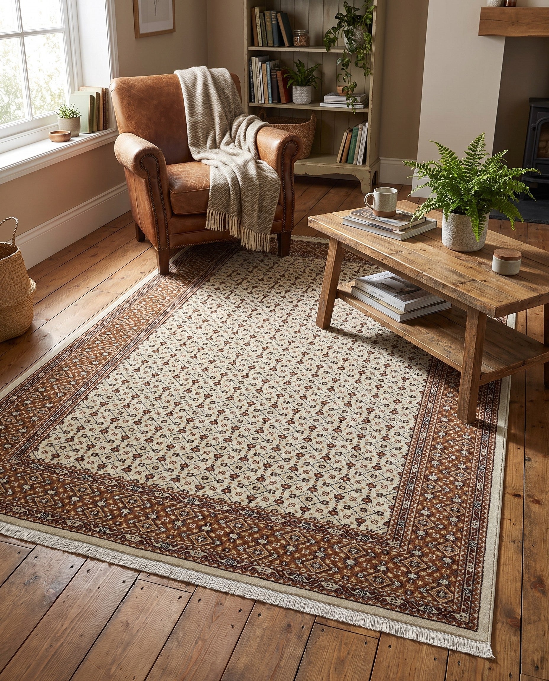 4' x 6' Nain Design Rug
