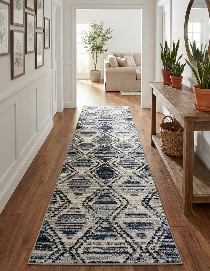 Detail image of 2' 7 x 12' Tagine Runner Rug