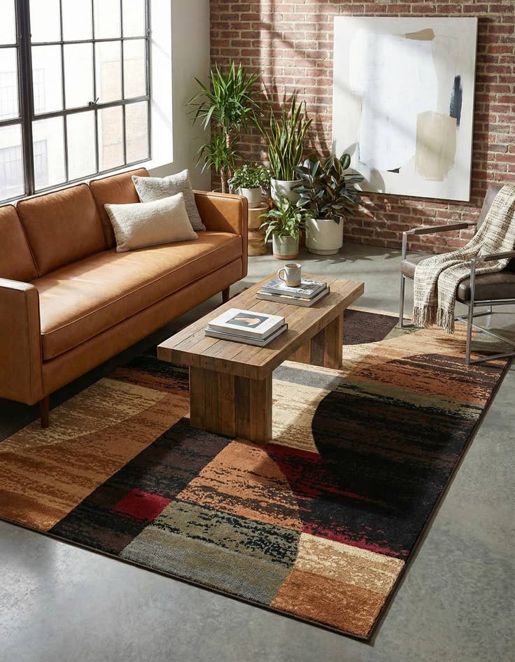 Detail image of  5' 3 x 8' Cafe Rug