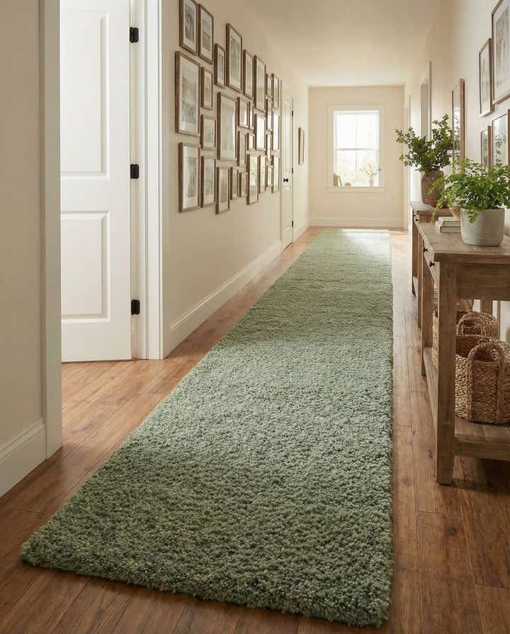 2' 7 x 16' 5 Zermatt Shag Runner Rug