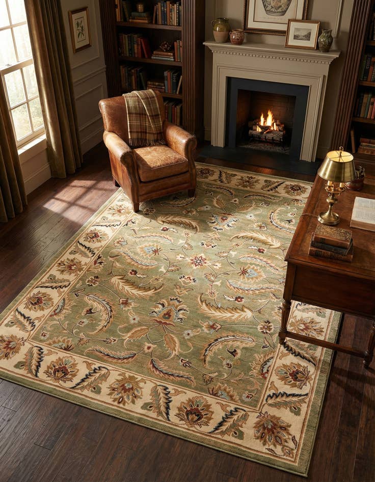 Detail image of 9' x 12' Classic Agra Rug