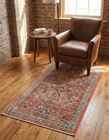 Brick Red Lola Rug